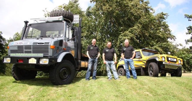 RallyRaidAssistance.com supporting a Piston Heads event at Kingston Lacy to raise money for the Dorset & Somerset Air Ambulance.